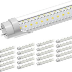 Pack of 20 T8 Led Bulbs 4 Foot 6500K 36W 5400LM