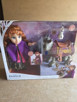 Frozen Toddler Doll New In Package With Anna Olaf Sven