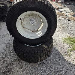 ((READ AD))((Set Of TWO))((TWO 23X10.5X12 REAR Craftsman/husqvarna Wheels)) Riding Mower 