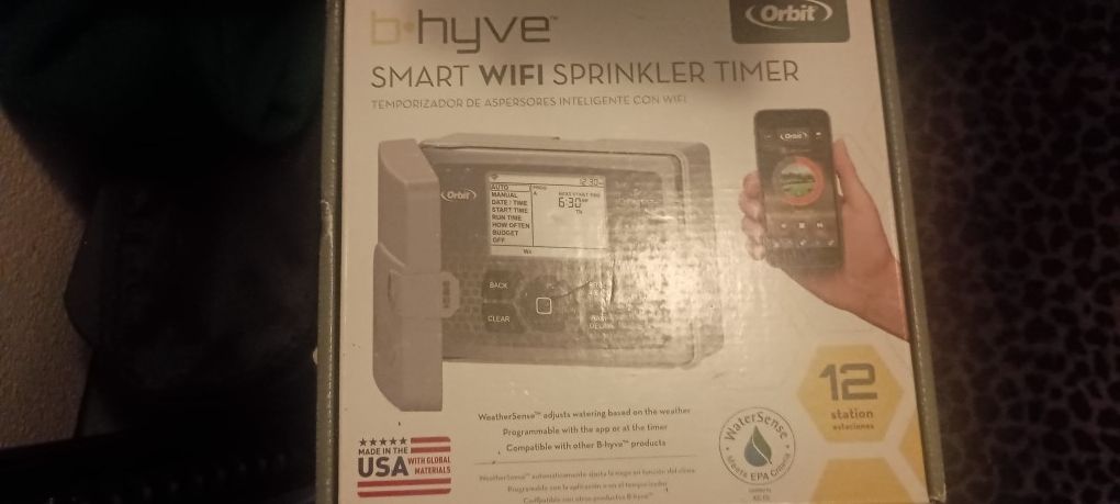 BRAND NEW B•HYVE 12 STATION SMART WIFI SPRINKLER TIMER