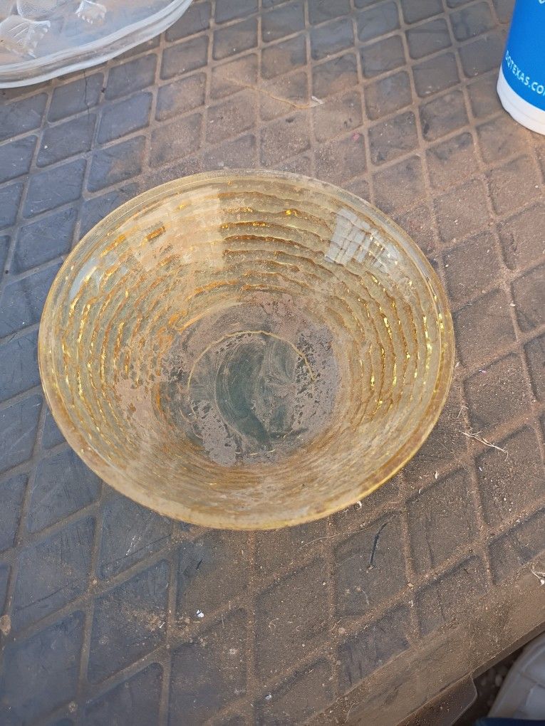 Anchor Hocking Sereno Amber Glass