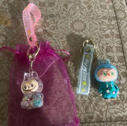 Set of 2 Labubu keychains 🥰