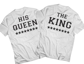 King and queen Valentine’s Day shirts for couples, gift for him