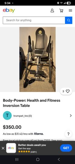 Body Power Inversion Table