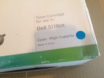 New Toner Cartridge Cyan Ms 511y- hc for use in Dell 5110 Cn