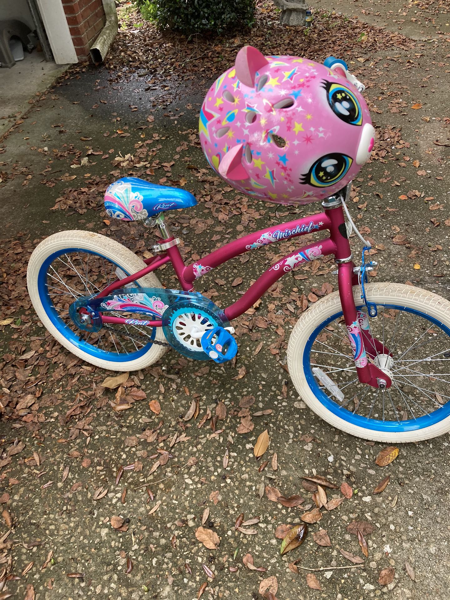 $60 Youth Bike/ Bicycle And Toddler Tricycle With Helmet