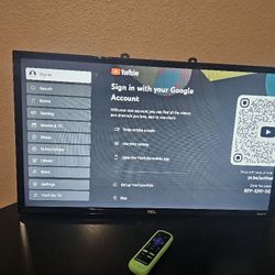 TCL roku smart tv 32"