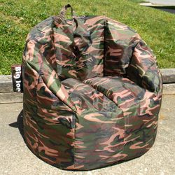 Big Joe Milano Bean Bag Chair Woodland Camo Smartmax