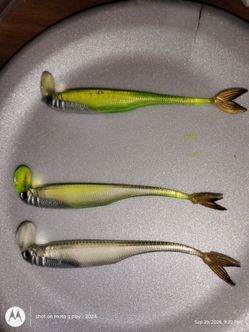 Custom painted walleye/bass lures