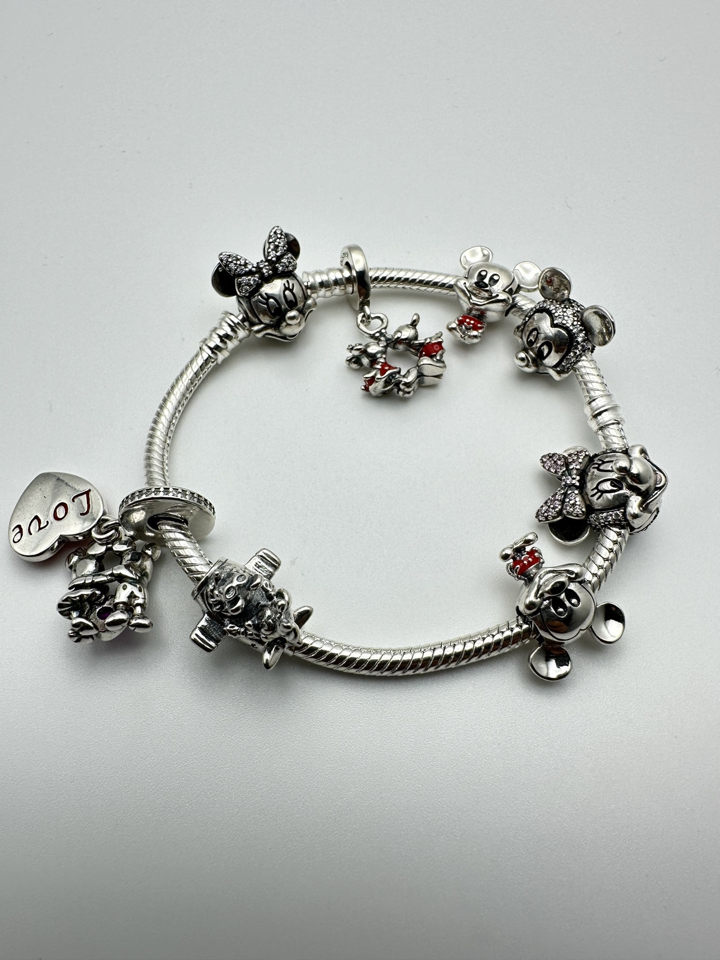 18mm Pandora Bracelet With Disney Charms