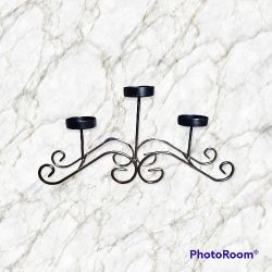 3 Tier Wrought Iron Candle Holder  