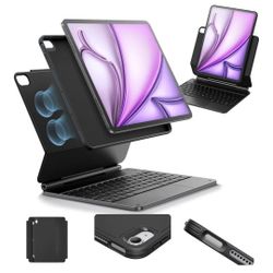 Black ESR (M2, 2024), iPad Air 13 Inch Case with Keyboard Retails $121