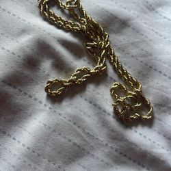 Gold Filled 14k Stamped Rope Chain