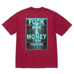 SUPREME FUCK MONEY TEE SIZE X-LARGE