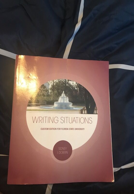 Enc 1101 writing situations textbook