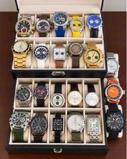 23 MEN'S WATCHES — $10 EACH! MOVING SALE!