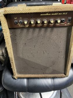 Vintage guitar amplifier