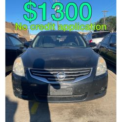 2012 Nissan Altima No Credit Application 