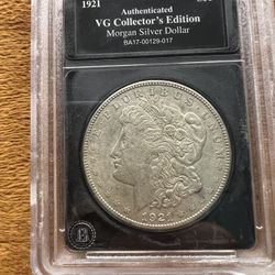 1921 S Silver Morgan Dollar 
