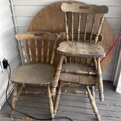 3 Chairs And A Table