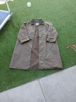 Men's Leather Trenchcoat