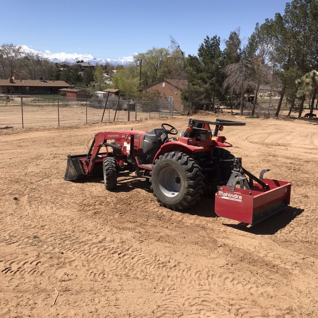 Tractor work in the high desert Phelan Victorville Hesperia Apple Valley Oak Hills