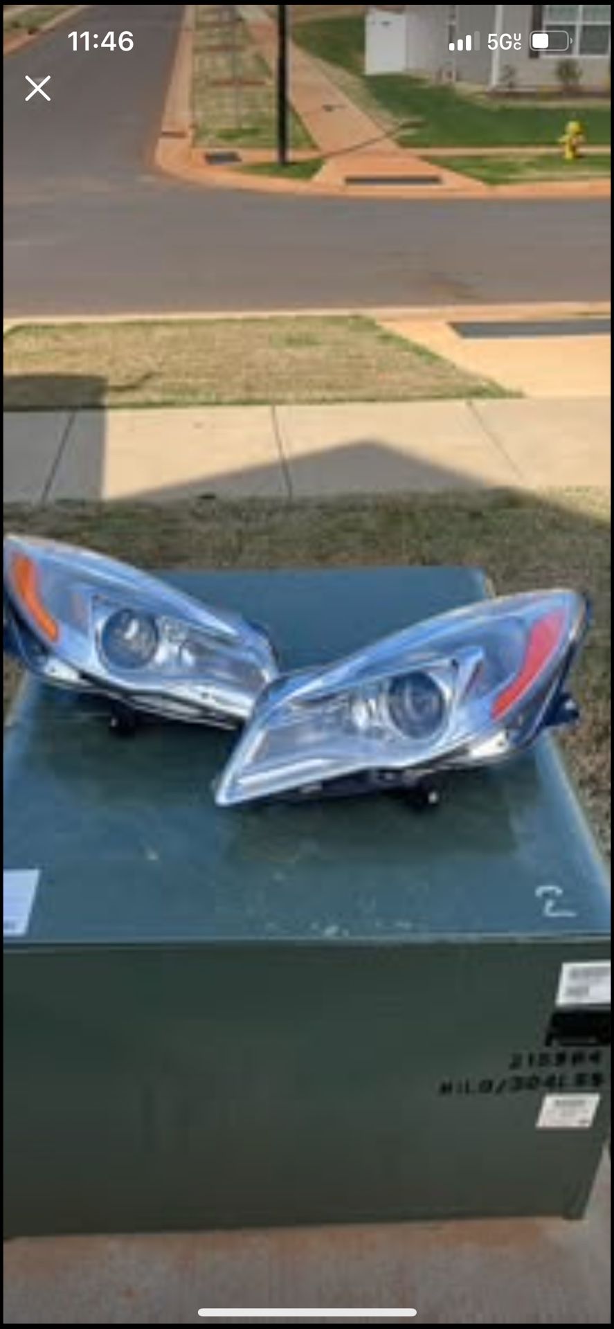 2014-2017 Buick Regal Driver + Left Side [Halogen] Headlights