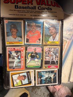 Unopened baseball cards
