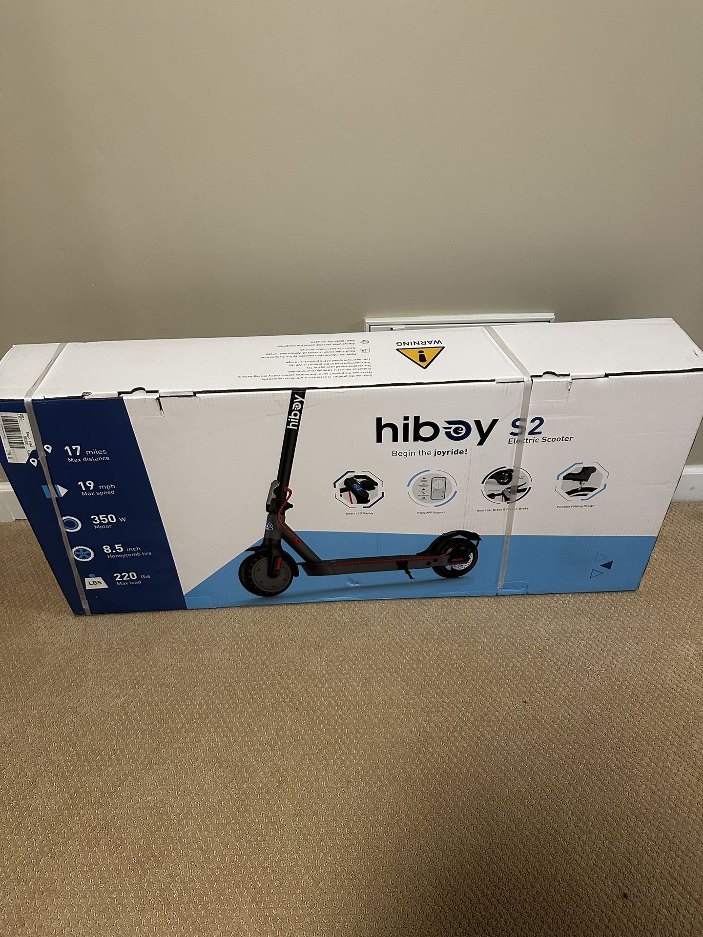 Hiboy S2 Scooter *NEW In BOX*