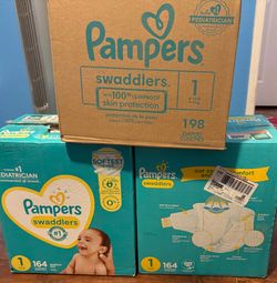 Pampers diapers size 1
