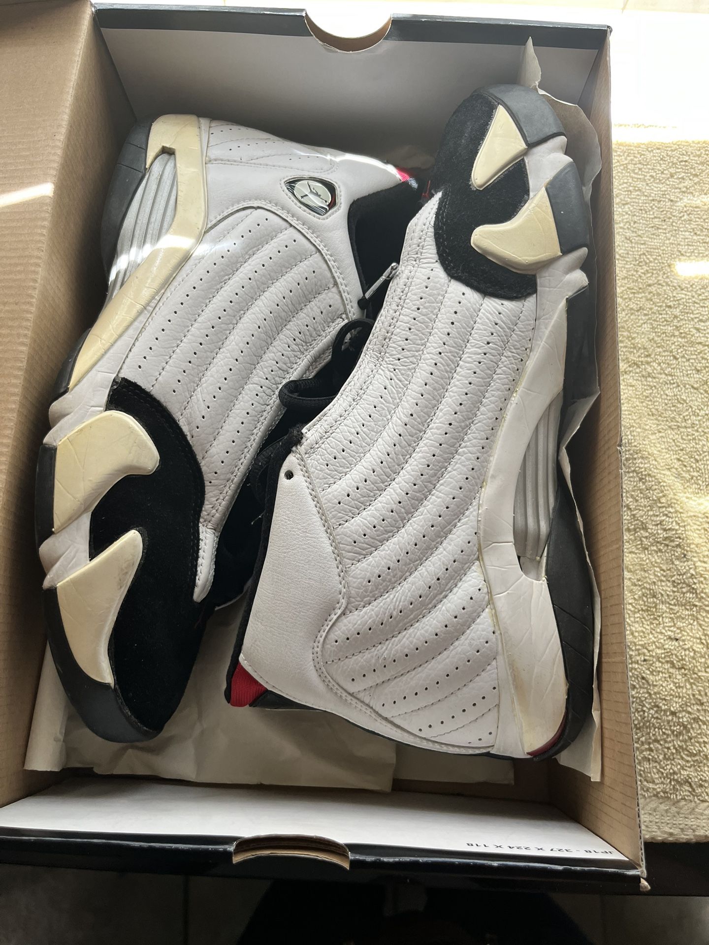 2006 Air Jordan 14 Retro 'Black Toe'
