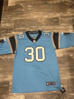Chuba Hubbard (sizes Below) blue Carolina Panthers football jersey