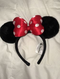 Minnie Mouse Polka Dot Ear Headband For Adults