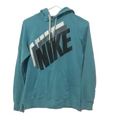 Nike Hoodie Women’s Size Medium Sky Blue Rally Full Zip Long Sleeve Sweatshirt