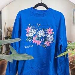 Blue Teddy Fresh Sweatshirt (M)