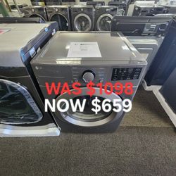 7.4 Cu. Ft. Vented Stackable Elcetric Dryer In Grey 