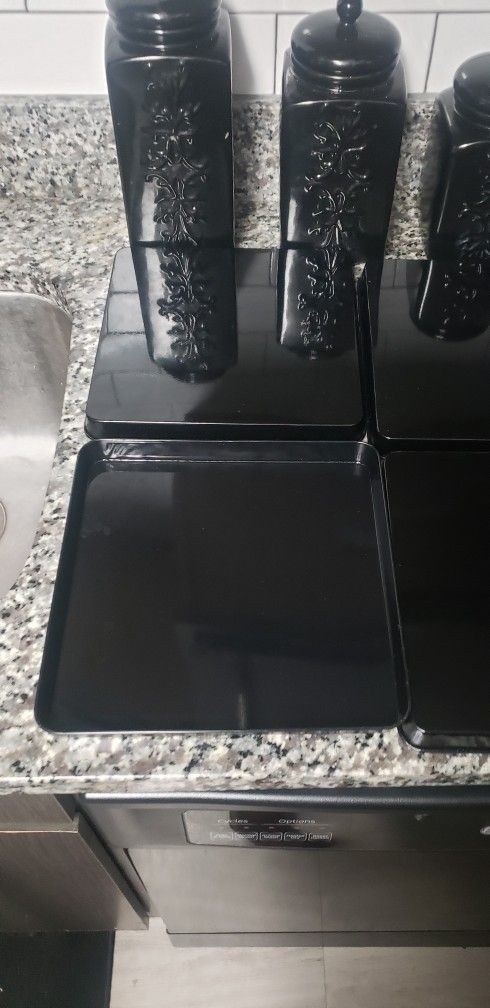 4 Square Stove Burner Covers $2