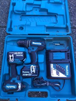 Makita 18v drill set