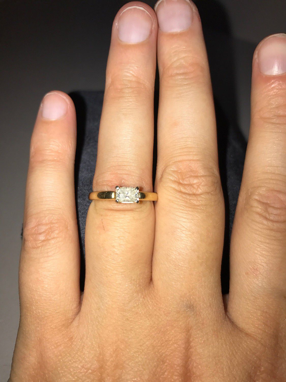 14k , 0.5 carat diamond engagement ring