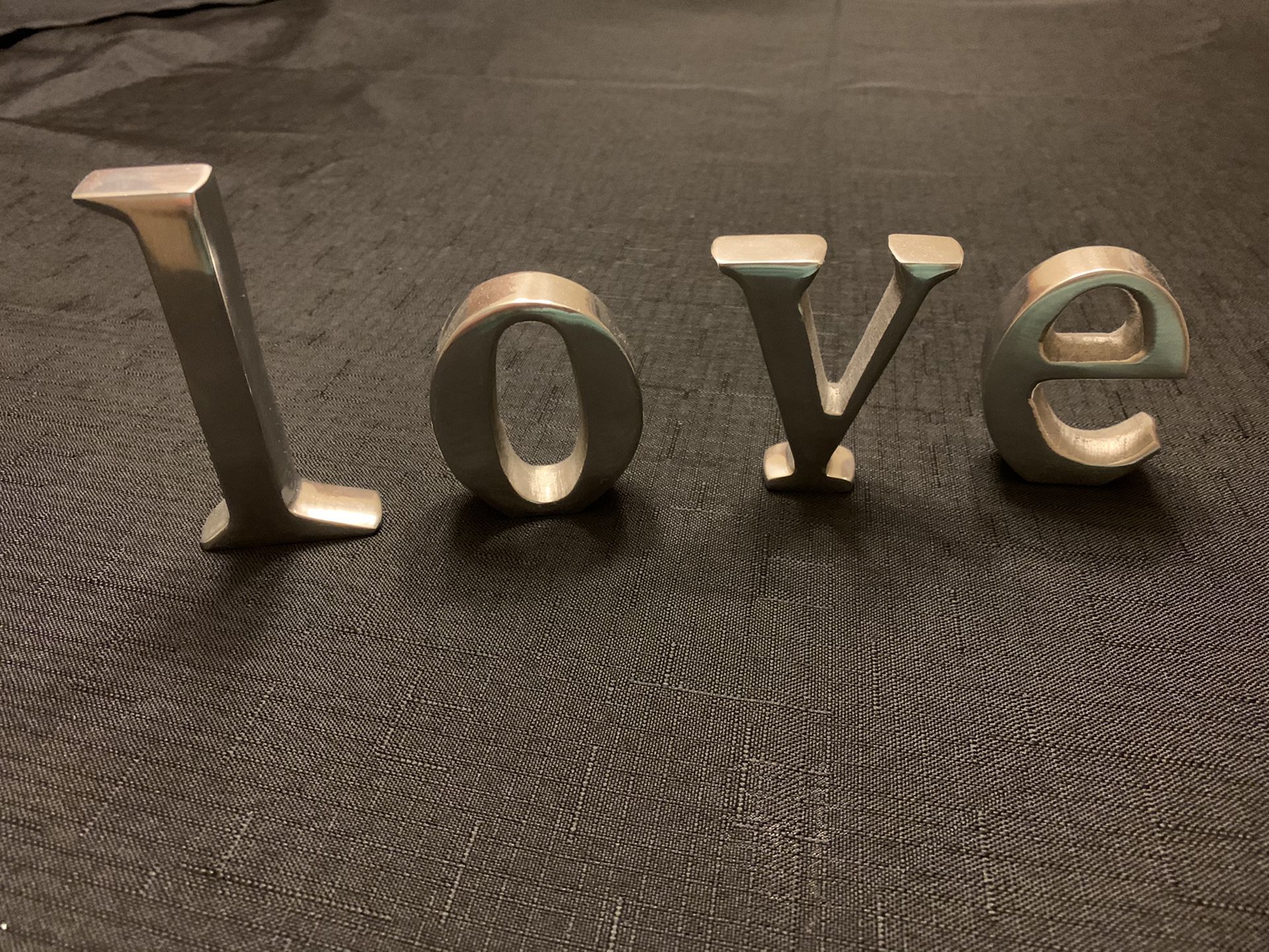 Metal 3” letters