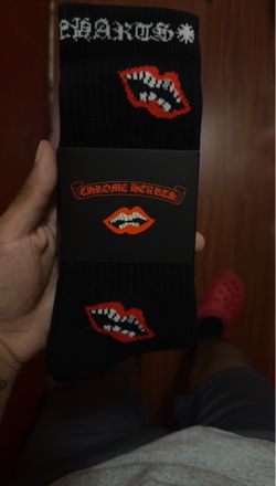 Black Chrome Hearts Socks