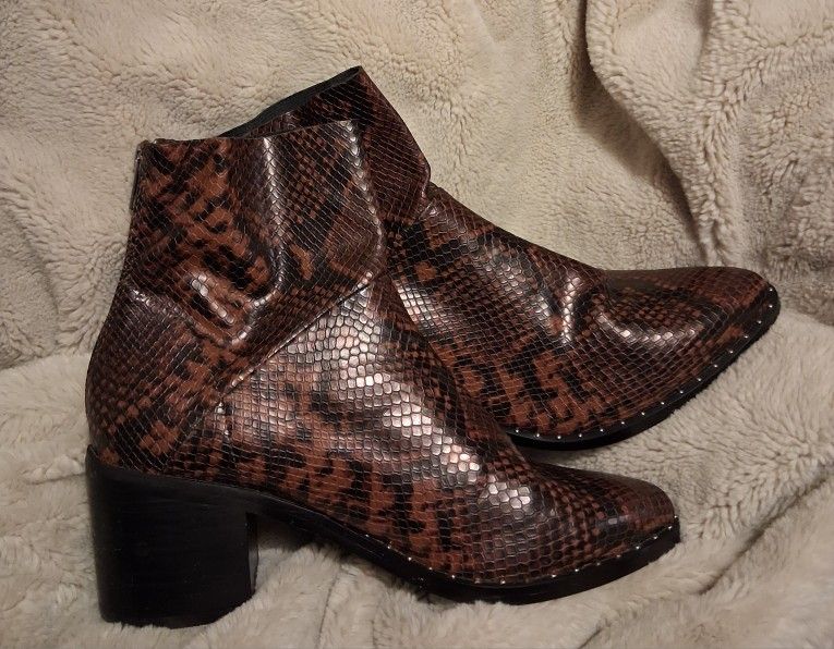 Snake Skin Boots