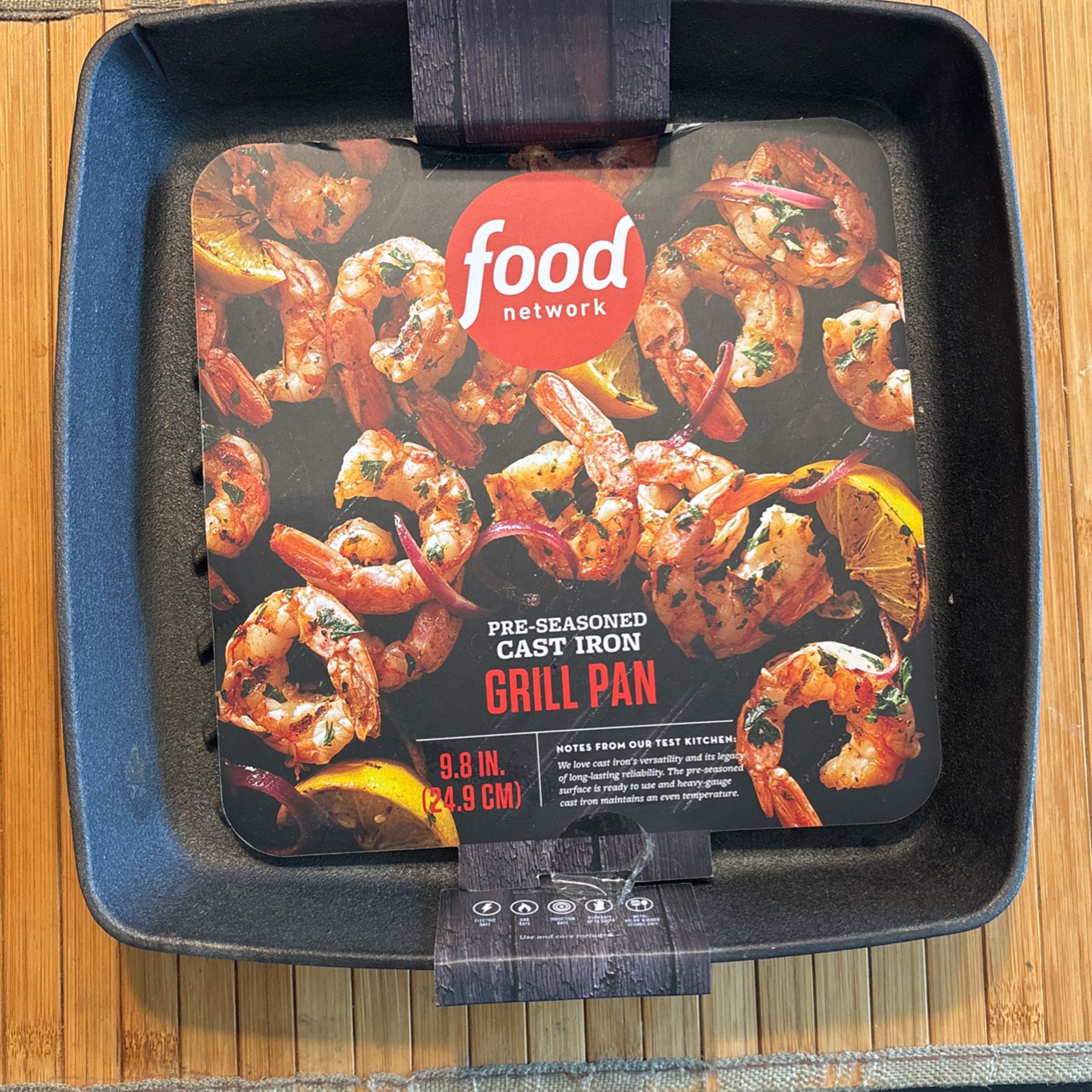 Food Network Cast-Iron Grill Pan