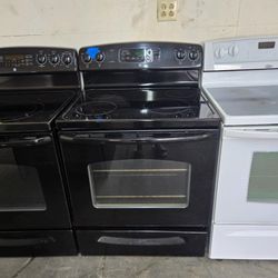 Ge Glass Top Electric Stove Nice And Clean Financing Available 