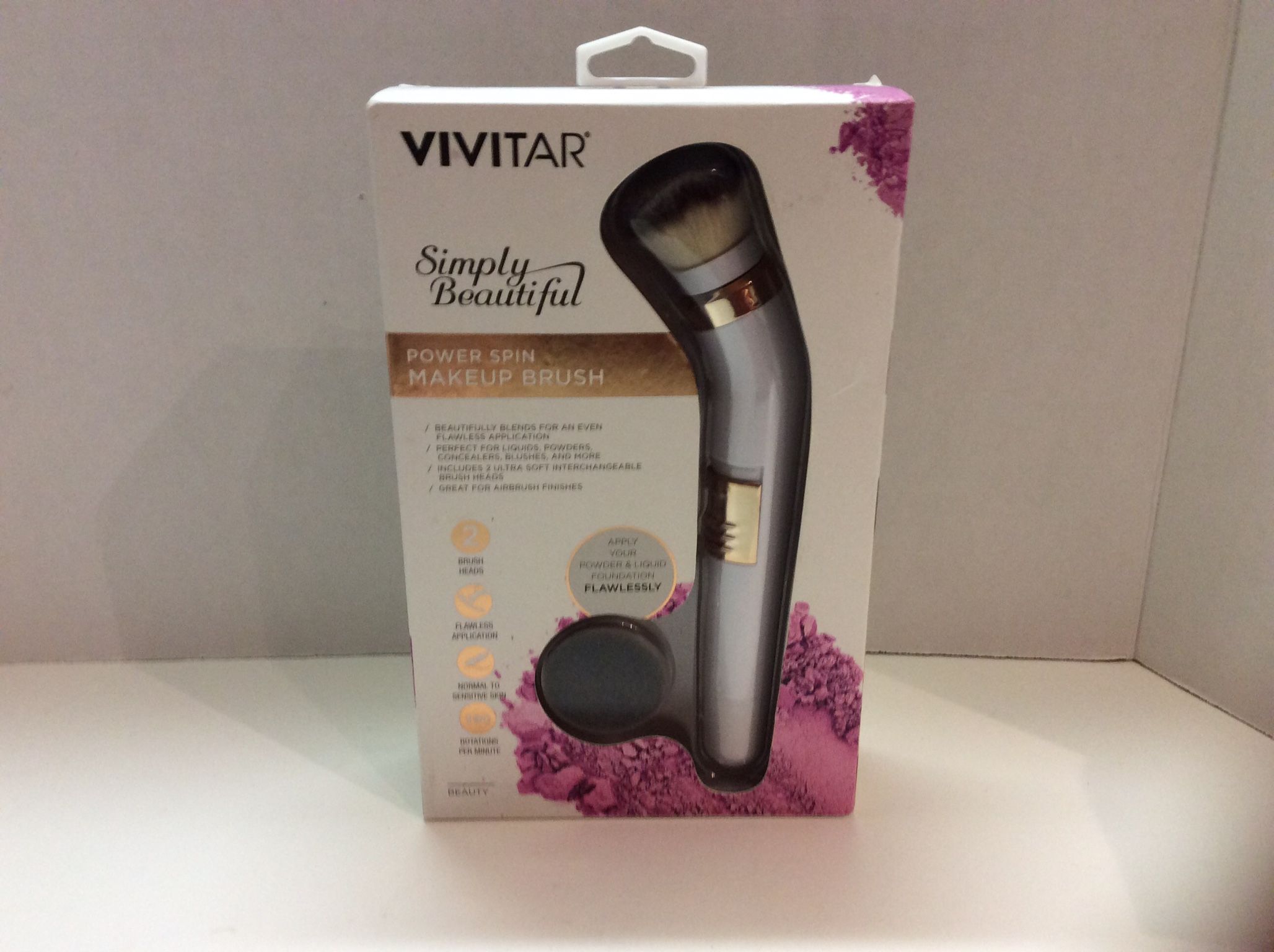 Vivitar Power Spin Makeup Brush NEW