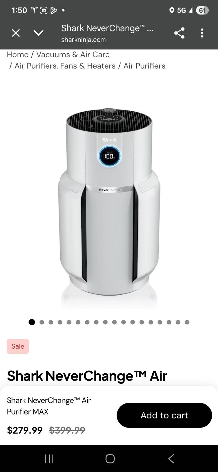 Shark NeverChange™ Air Purifier MAX