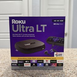 Roku Ultra LT 4k (New In Box)