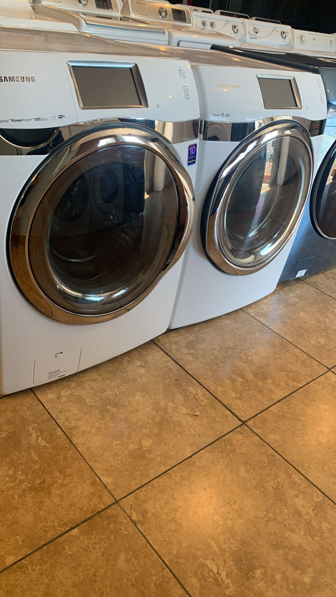 Samsung Washer And Electric Dryer Set