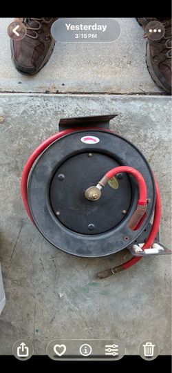25’ automatic hose reel