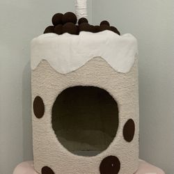 Boba Tea Cat House/Tree ( New )
